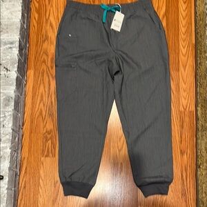 FIGS Zamora high waisted jogger pant in petite LARGE